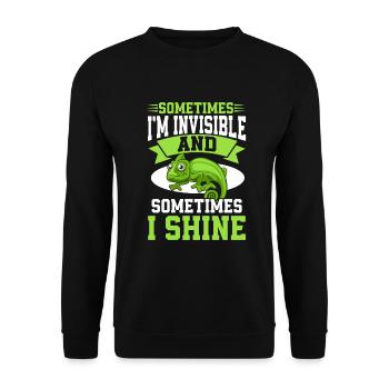 Chameleon Gifts - Unisex Sweatshirt - black - Front - Alina (178cm) & Michal (187cm)