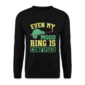 Chameleon Gifts - Unisex Pullover - Schwarz - Vorne - Alina (178cm) & Michal (187cm)