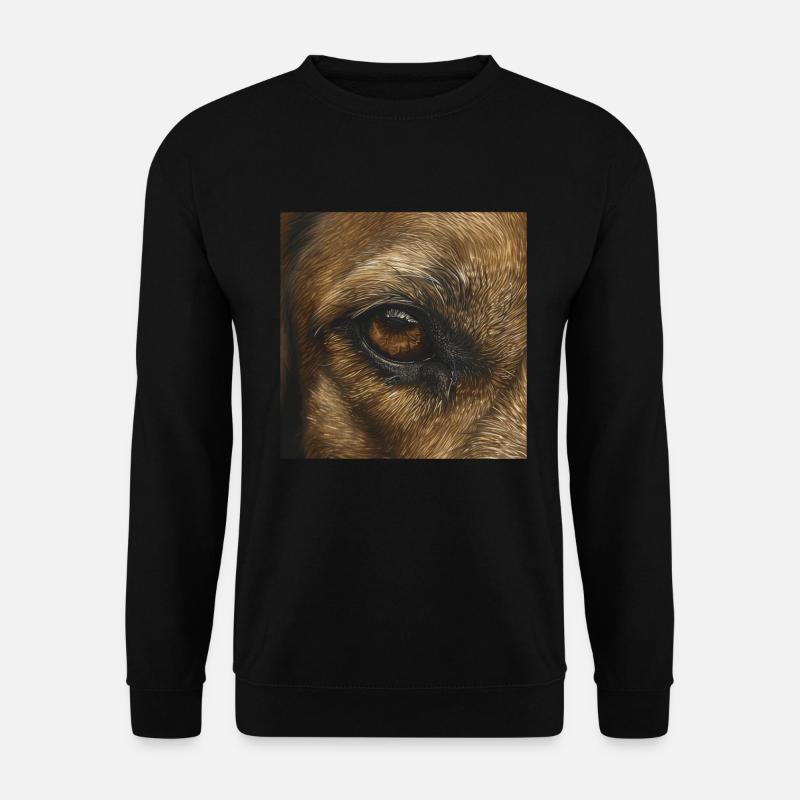 Hundeauge - Unisex Pullover - Schwarz