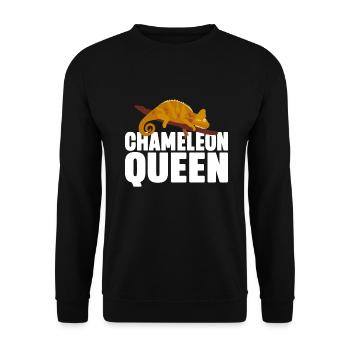 Chameleon Gifts - Unisex Pullover - Schwarz - Vorne - Alina (178cm) & Michal (187cm)