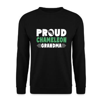 Chameleon Gifts - Unisex Sweatshirt - black - Front - Alina (178cm) & Michal (187cm)