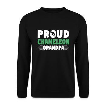 Chameleon Gifts - Unisex Sweatshirt - black - Front - Alina (178cm) & Michal (187cm)