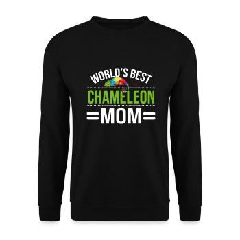 Chameleon Gifts - Unisex Pullover - Schwarz - Vorne - Alina (178cm) & Michal (187cm)