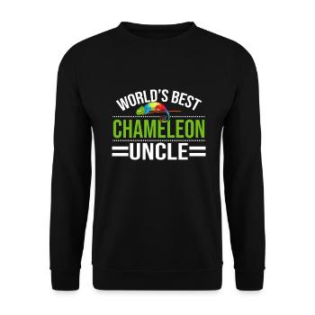 Chameleon Gifts - Unisex Pullover - Schwarz - Vorne - Alina (178cm) & Michal (187cm)