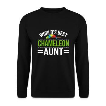 Chameleon Gifts - Unisex Sweatshirt - black - Front - Alina (178cm) & Michal (187cm)