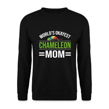 Chameleon Gifts - Unisex Pullover - Schwarz - Vorne - Alina (178cm) & Michal (187cm)