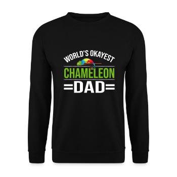 Chameleon Gifts - Unisex Pullover - Schwarz - Vorne - Alina (178cm) & Michal (187cm)