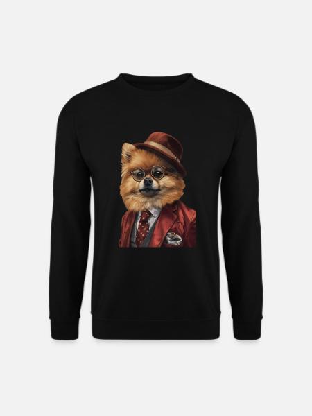 Zwergspitz - Unisex Pullover - Schwarz