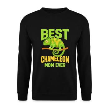 Cadeaux Caméléon - Sweat-shirt Unisexe - noir - Devant - Alina (178cm) & Michal (187cm)