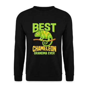 Chameleon Gifts - Unisex Sweatshirt - black - Front - Alina (178cm) & Michal (187cm)
