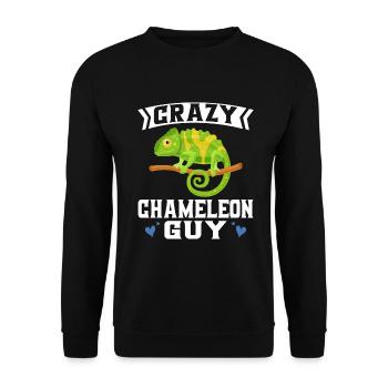 Chameleon Gifts - Unisex Pullover - Schwarz - Vorne - Alina (178cm) & Michal (187cm)