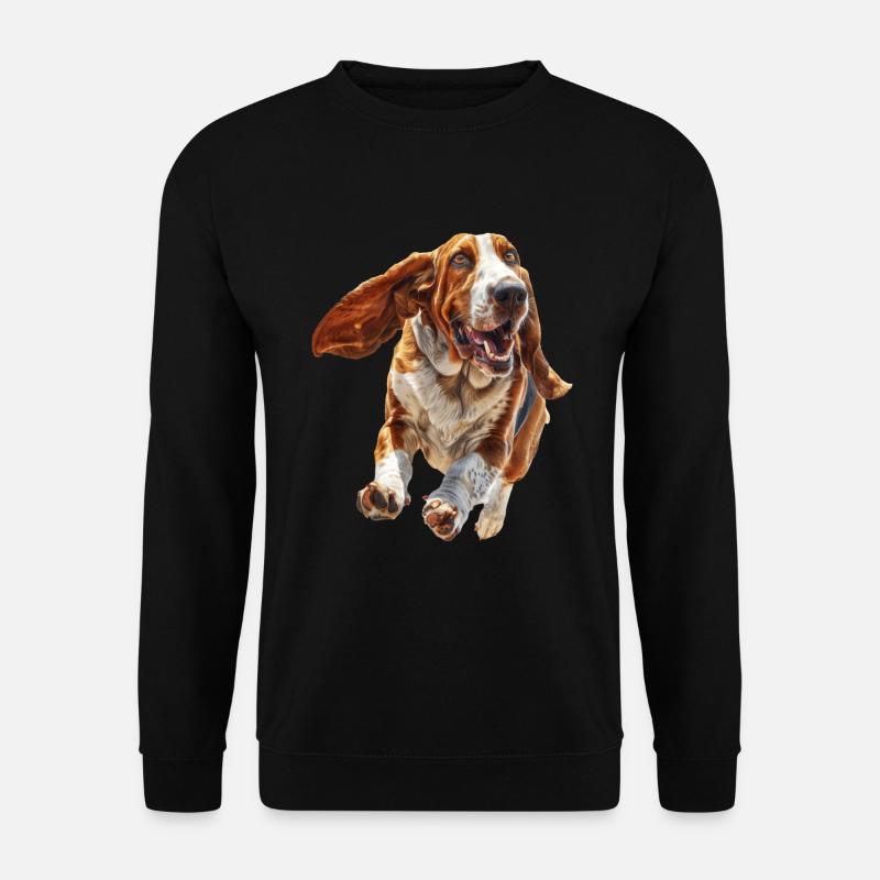 Basset - Unisex Pullover - Schwarz