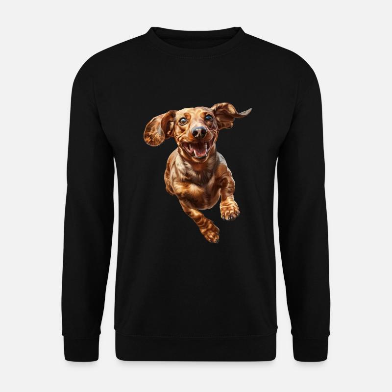 Dackel - Unisex Pullover - Schwarz