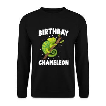 Chameleon Gifts - Unisex Pullover - Schwarz - Vorne - Alina (178cm) & Michal (187cm)