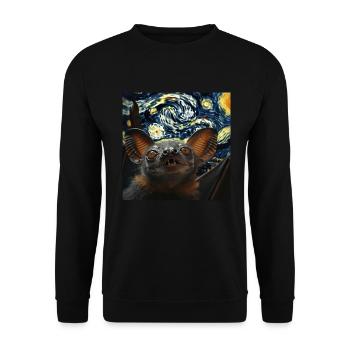 Schläger - Unisex Pullover - Schwarz - Vorne - Alina (178cm) & Michal (187cm)