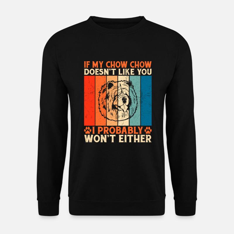 Cadeaux Chow Chow - Sweat-shirt Unisexe - noir