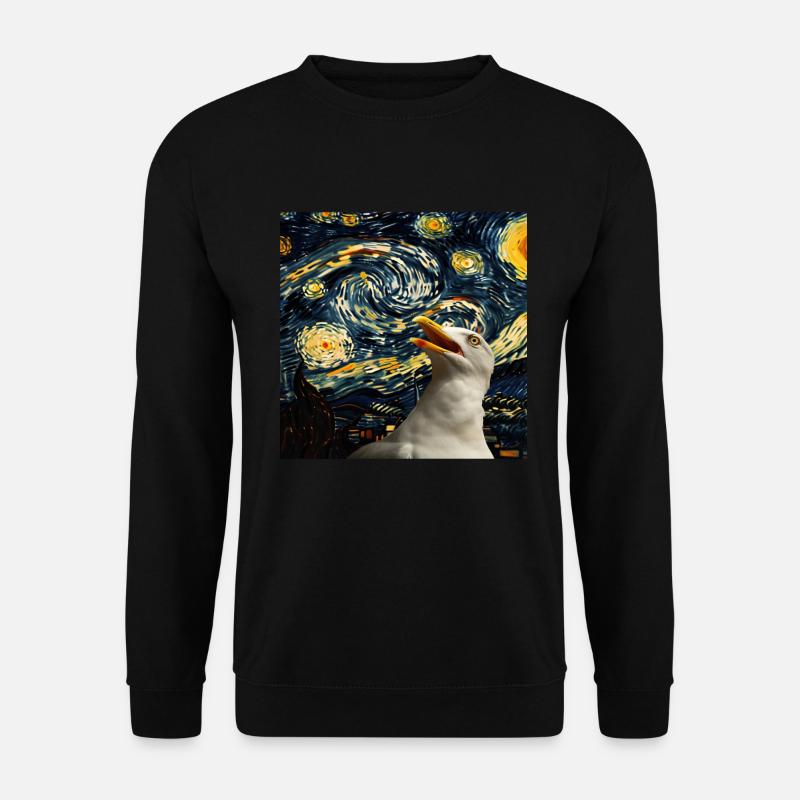 Möwe - Unisex Pullover - Schwarz