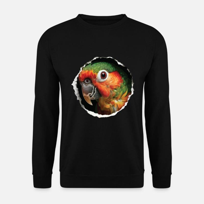 Sittiche - Unisex Pullover - Schwarz