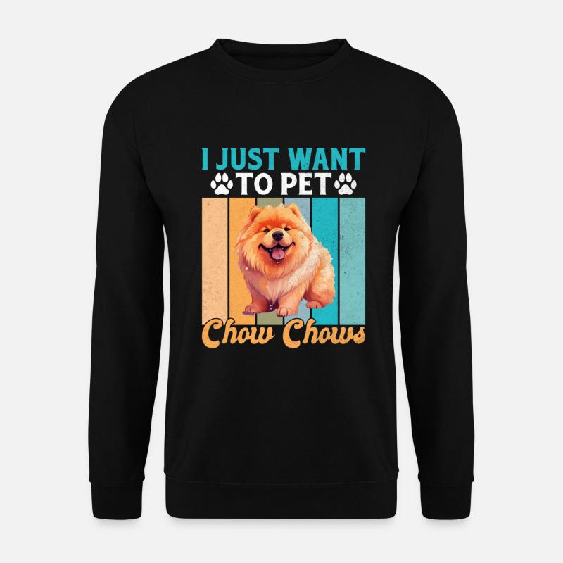 Chow Chow Gifts - Unisex Sweatshirt - black
