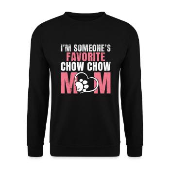 Chow Chow Gifts - Unisex Pullover - Schwarz - Vorne - Alina (178cm) & Michal (187cm)