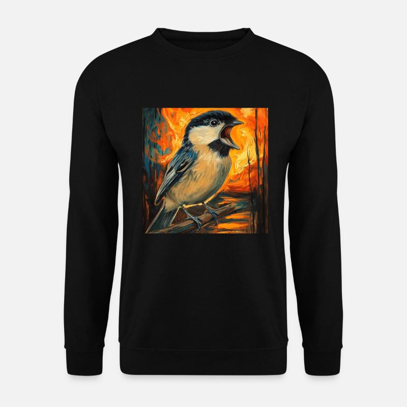 Meise - Unisex Pullover - Schwarz