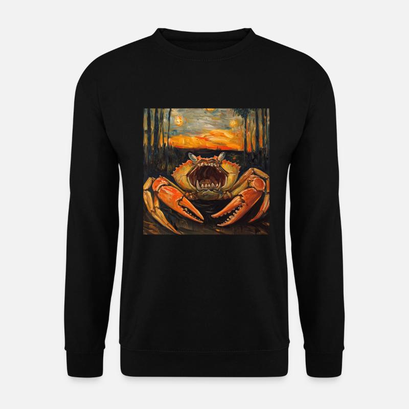 Krabbe - Unisex Pullover - Schwarz