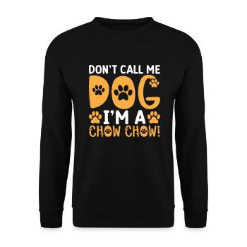 Chow Chow Gifts - Unisex Sweatshirt - black - Front - Alina (178cm) & Michal (187cm)