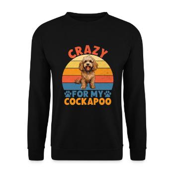 Cockapoo Gifts - Unisex Pullover - Schwarz - Vorne - Alina (178cm) & Michal (187cm)
