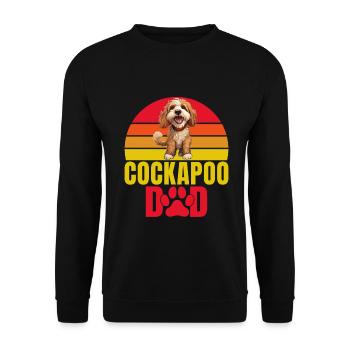 Cockapoo Gifts - Unisex Pullover - Schwarz - Vorne - Alina (178cm) & Michal (187cm)