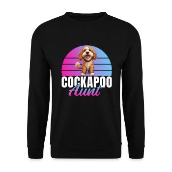 Cockapoo Gifts - Unisex Pullover - Schwarz - Vorne - Alina (178cm) & Michal (187cm)