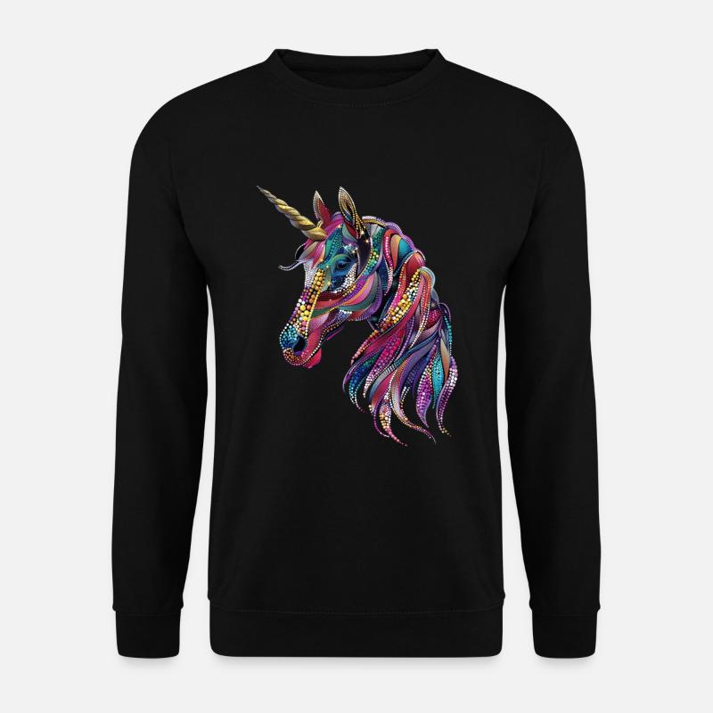 Einhorn - Unisex Pullover - Schwarz