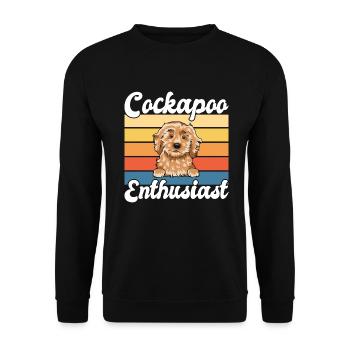 Cockapoo Gifts - Unisex Pullover - Schwarz - Vorne - Alina (178cm) & Michal (187cm)
