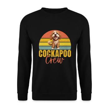 Cockapoo Gifts - Unisex Pullover - Schwarz - Vorne - Alina (178cm) & Michal (187cm)
