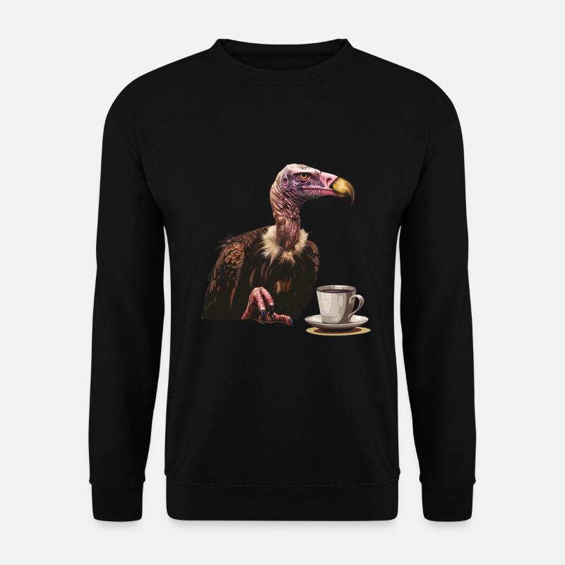 Vulture Kaffee - Unisex Pullover - Schwarz
