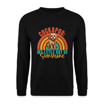 Cockapoo Gifts - Unisex Pullover - Schwarz - Vorne - Alina (178cm) & Michal (187cm)
