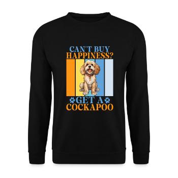 Cockapoo Gifts - Unisex Pullover - Schwarz - Vorne - Alina (178cm) & Michal (187cm)