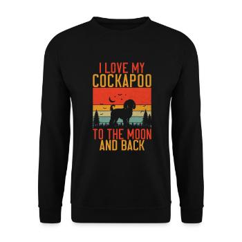 Cockapoo Gifts - Unisex Pullover - Schwarz - Vorne - Alina (178cm) & Michal (187cm)