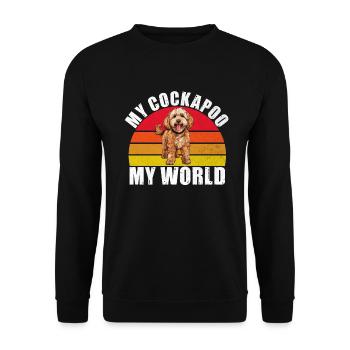 Cockapoo Gifts - Unisex Pullover - Schwarz - Vorne - Alina (178cm) & Michal (187cm)
