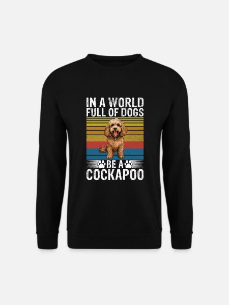 Cockapoo Gifts - Unisex Pullover - Schwarz