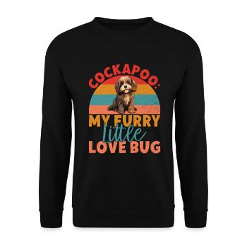 Cockapoo Gifts - Unisex Pullover - Schwarz - Vorne - Alina (178cm) & Michal (187cm)