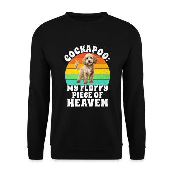 Cockapoo Gifts - Unisex Pullover - Schwarz - Vorne - Alina (178cm) & Michal (187cm)