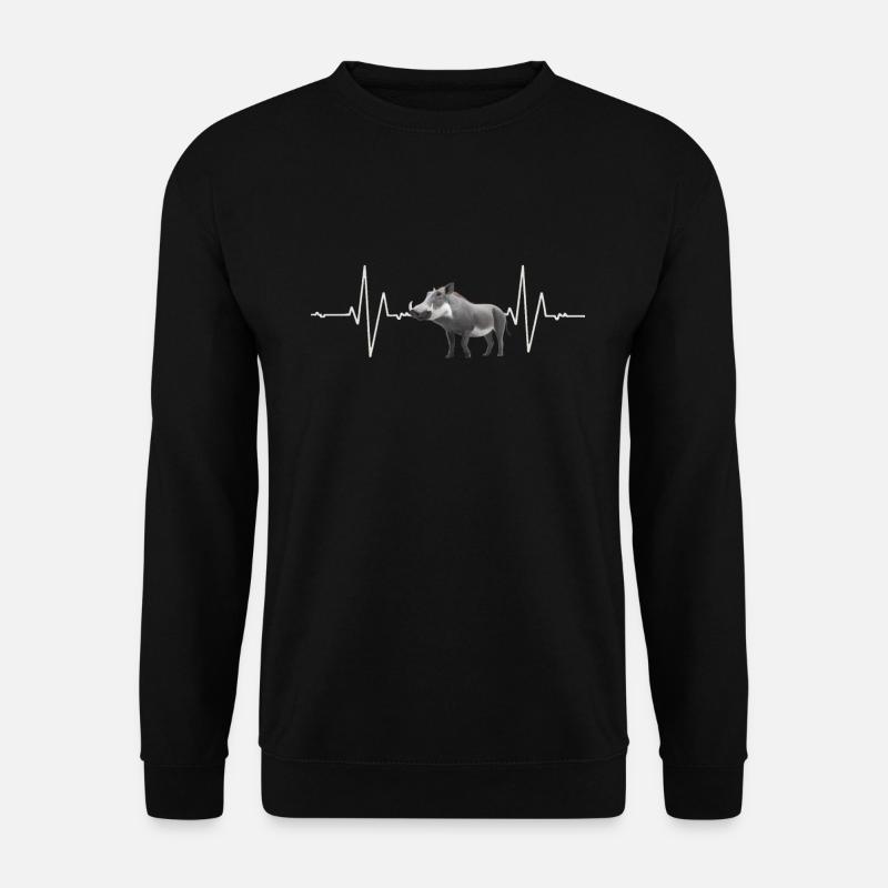 Warzenschwein - Unisex Pullover - Schwarz