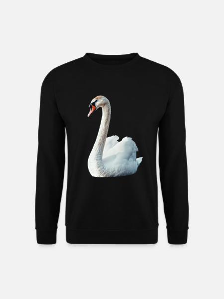 Schwan - Unisex Pullover - Schwarz