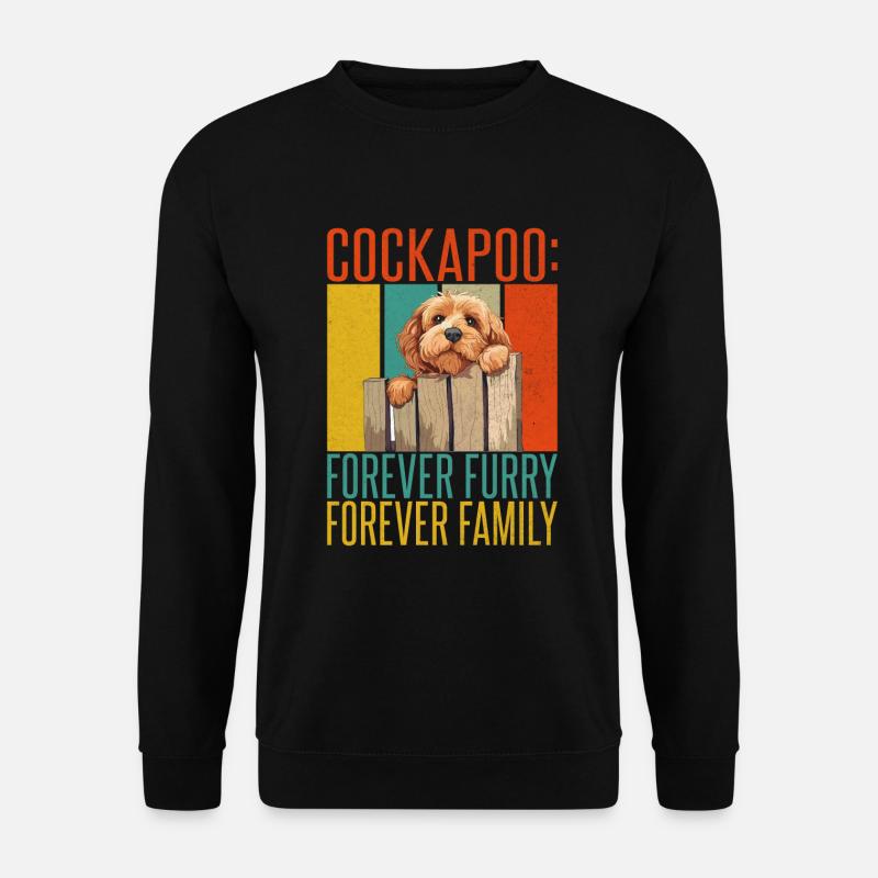 Cadeaux Cockapoo - Sweat-shirt Unisexe - noir