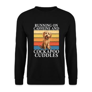 Cockapoo Gifts - Unisex Pullover - Schwarz - Vorne - Alina (178cm) & Michal (187cm)