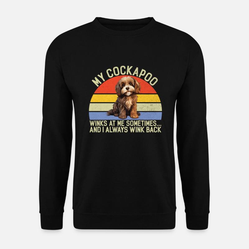 Cadeaux Cockapoo - Sweat-shirt Unisexe - noir