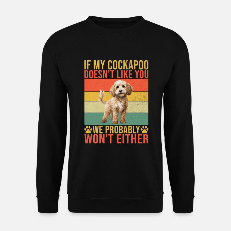 Cadeaux Cockapoo - Sweat-shirt Unisexe - noir