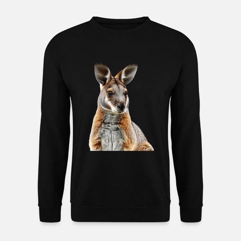 Wallaby - Unisex Pullover - Schwarz