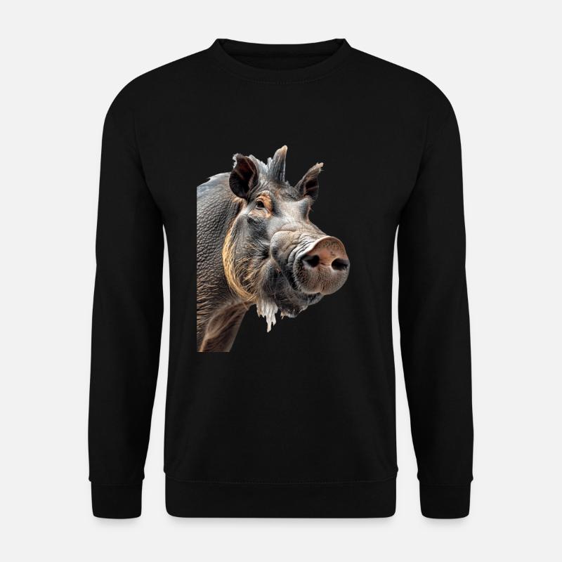 Warzenschwein - Unisex Pullover - Schwarz