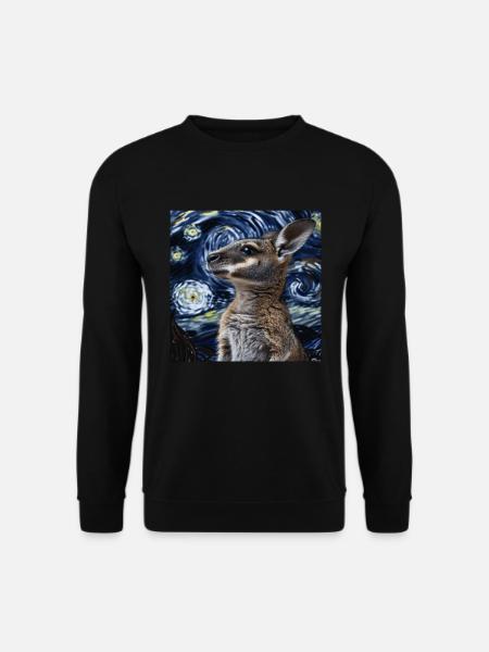 Wallaby - Unisex Pullover - Schwarz